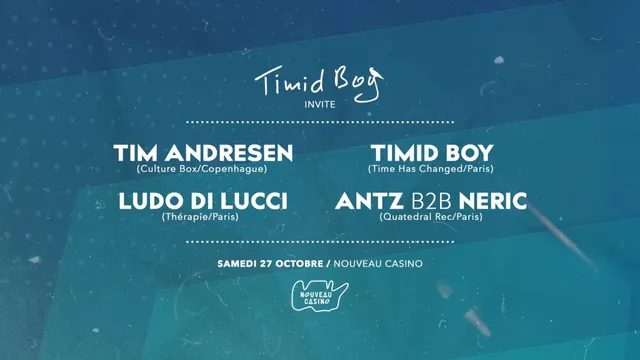 Timid Boy Invite