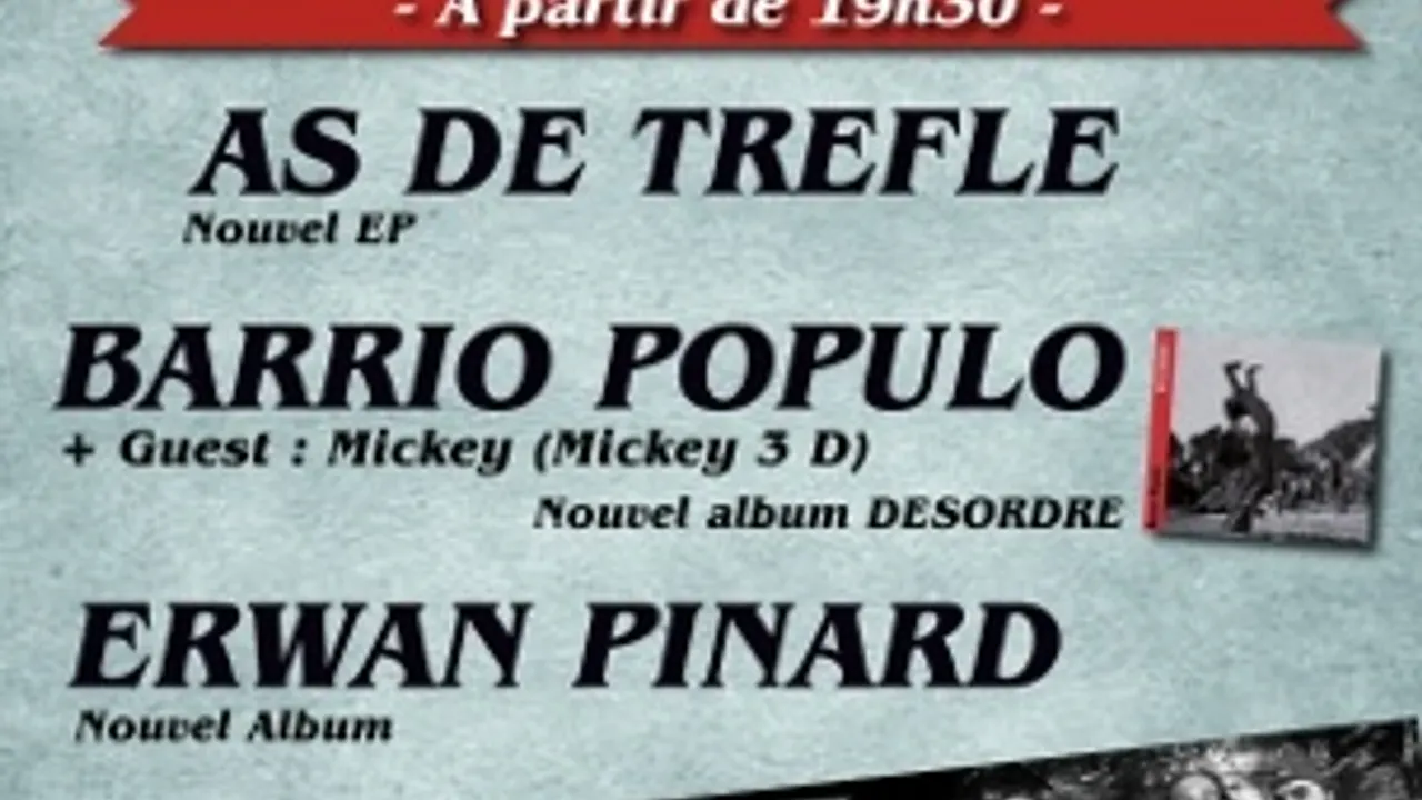 Barrio Populo As de trèfle Erwan Pinard + guest Mickey 3D