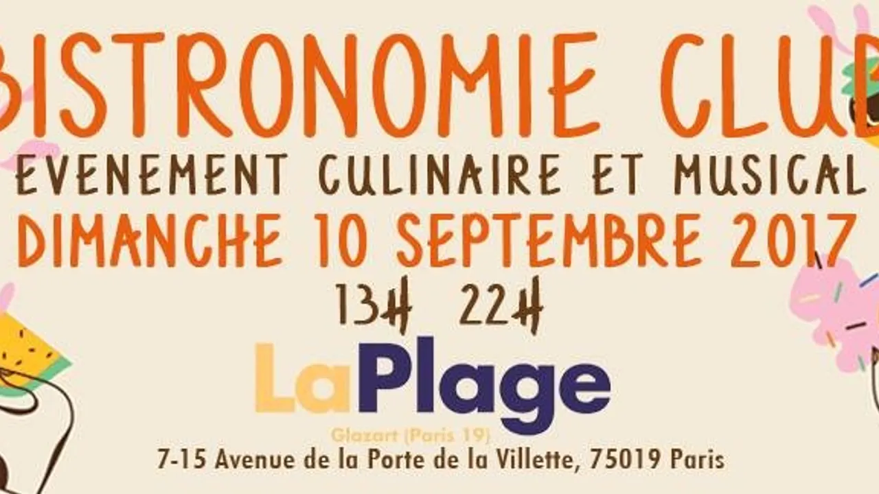 Bistronomie Club PARIS #6 : évènement culinaire et musical