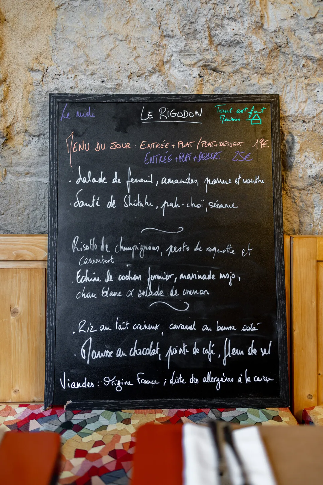 Le Rigodon Restaurant Shop Paris