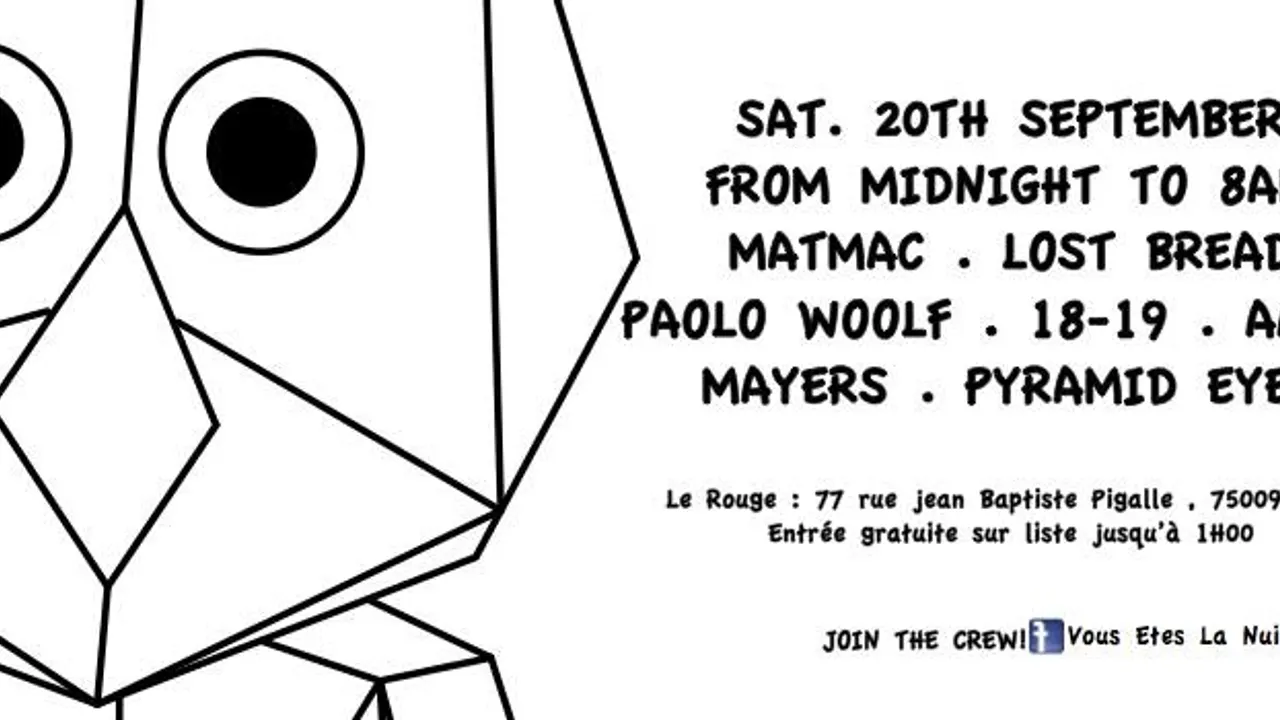 Centrale label night - Vous êtes la nuit
