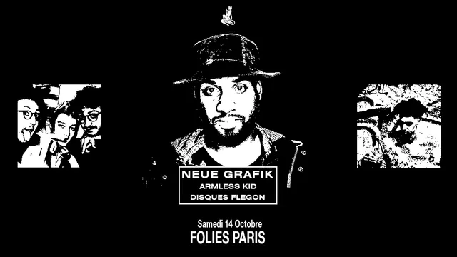 Skylax x Folies Paris : Neue Grafik, Armless Kid, Disques Flegon