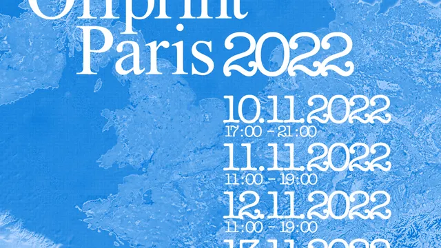 Offprint Paris 2022 - Salon d'éditeurs indépendants au Pavillon de l'Arsenal