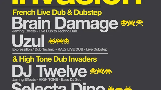 DUB INVASION : BRAIN DAMAGE + DUB INVADERS + UZUL