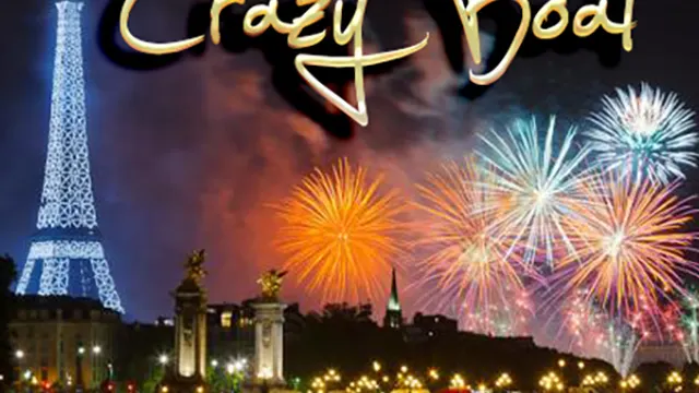 CRAZY BOAT (CROISIERE, FEU ARTIFICE, TOUR EIFFEL, TERRASSE, BBQ, DEUX AMBIANCES, MOJITOS)