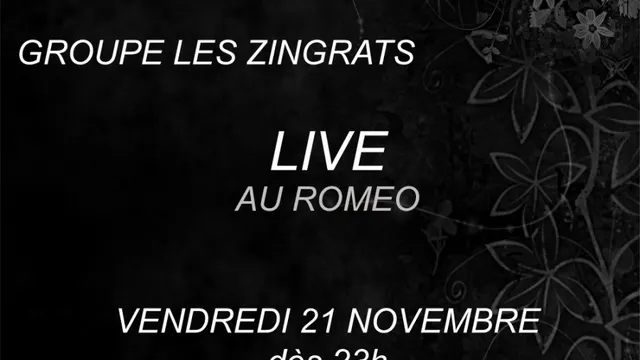 GROUPE LES ZINGRATS LIVE