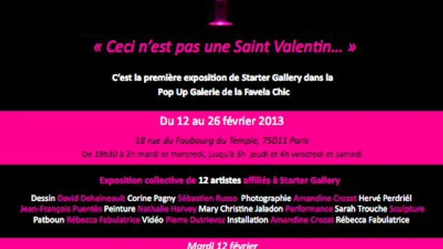 Ceci n'est pas une Saint Valentin