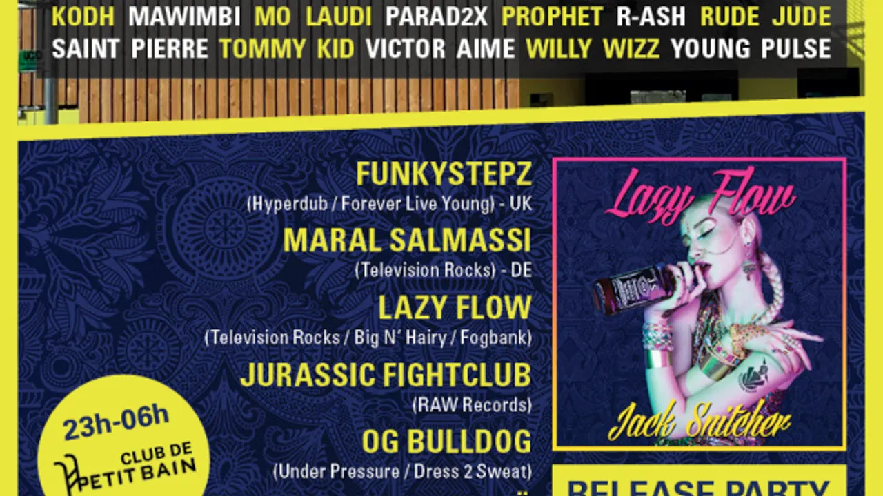 Television rocks boat party + Lazy flow release party