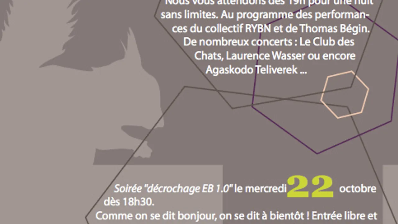 Décrochage de l'exposition EB 1.0