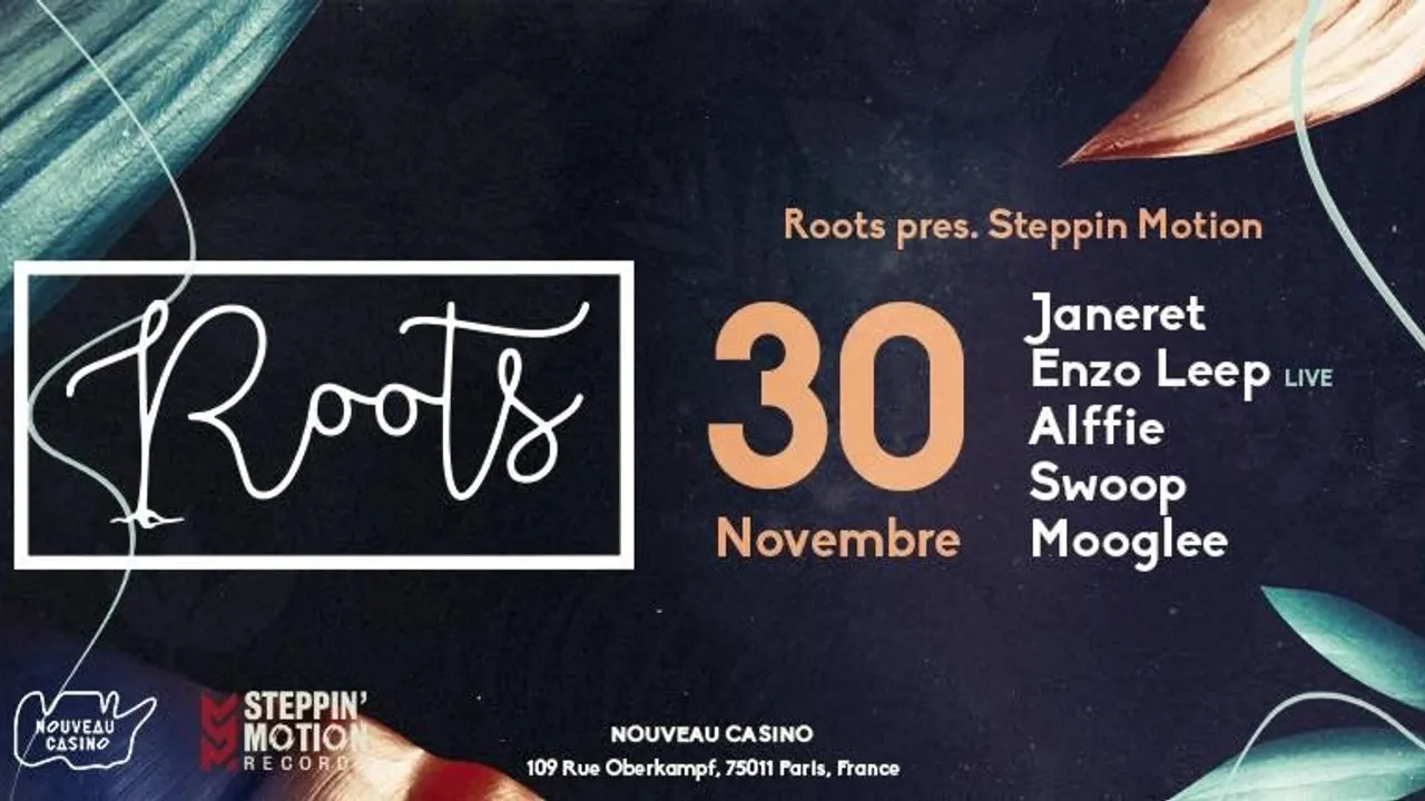 Roots presents. Steppin'Motion with Janeret