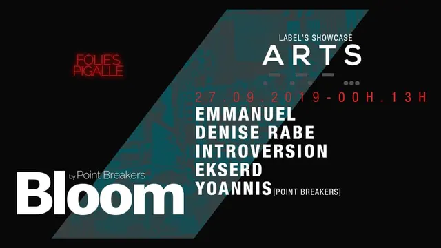 BLOOM x A R T S w/ Emmanuel, Denise Rabe & Introversion