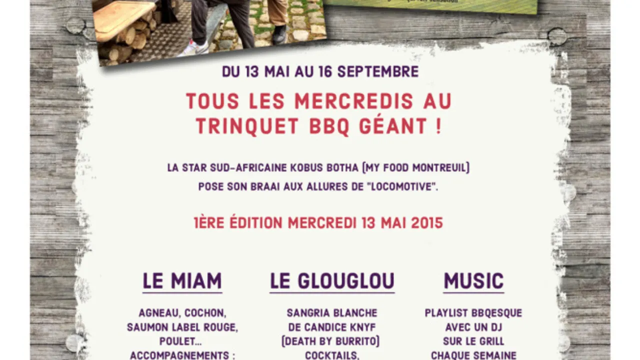 La Braise, Barbecue Géant en plein air