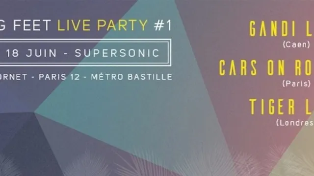 Gandi Lake • Cars On Rooftops • Tiger Lion // DANCING FEET LIVE PARTY