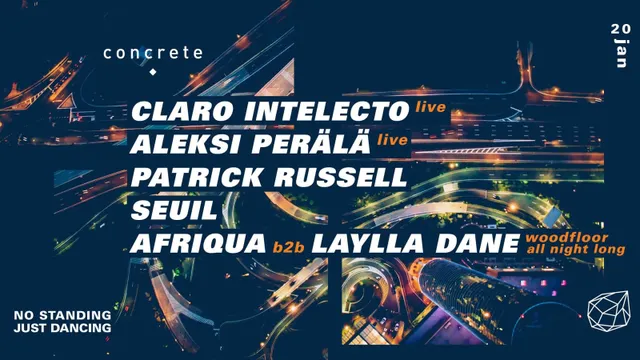 Concrete : Claro Intelecto, Aleksi Perälä, Patrick Russell, Seuil