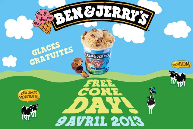 Free Cone Day 2013 : savourez les glaces gratuites de Ben & Jerry's