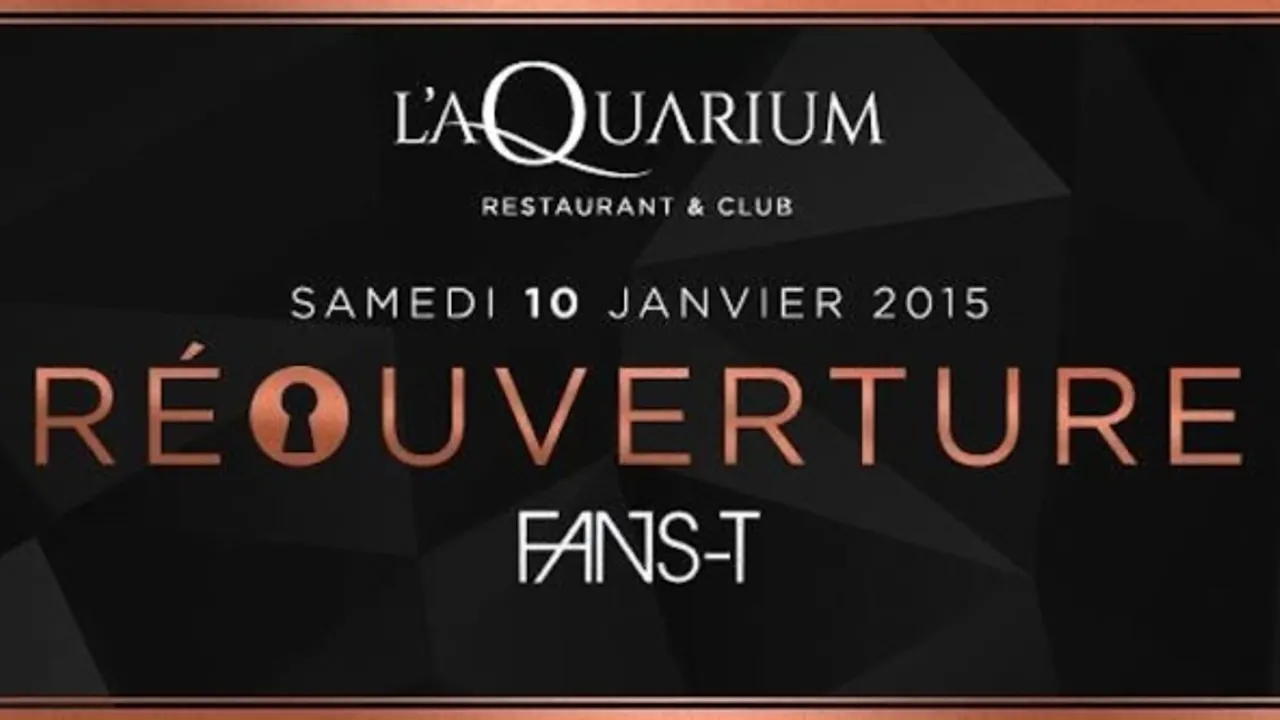 REOUVERTURE DE L'AQUARIUM