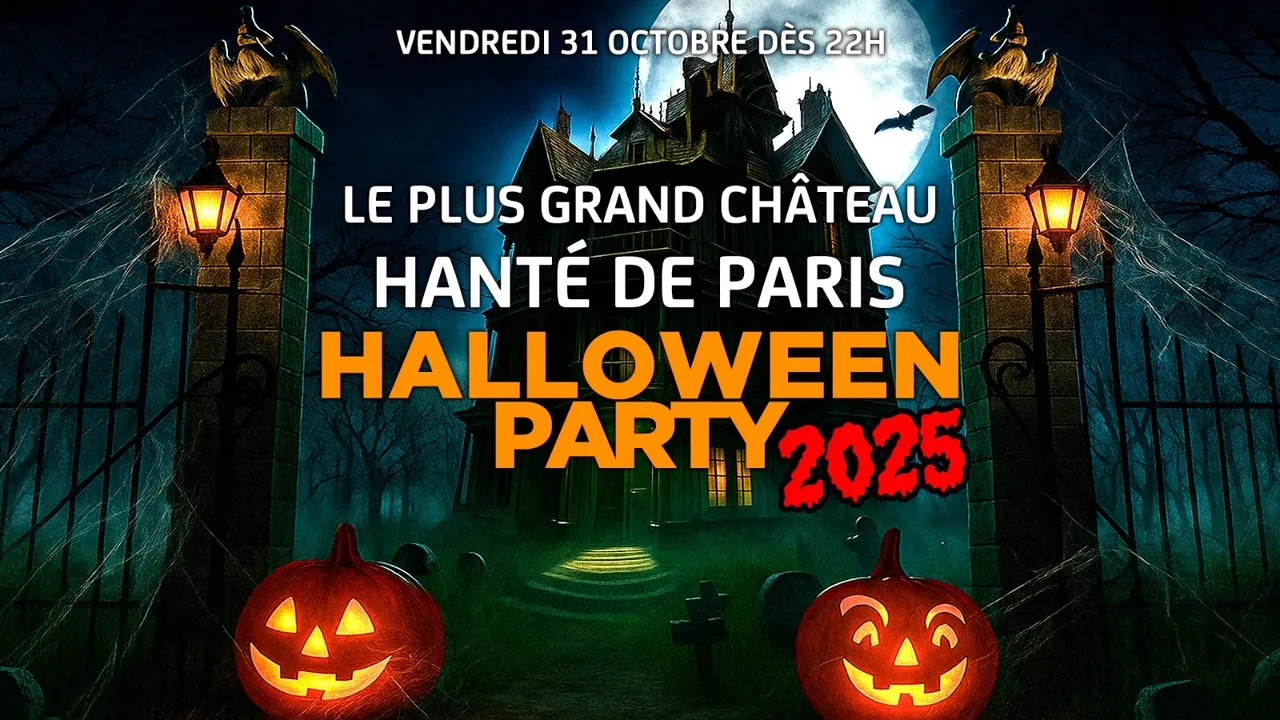 LE PLUS GRAND CHATEAU HANTÉ DE PARIS HALLOWEEN PARTY 2025