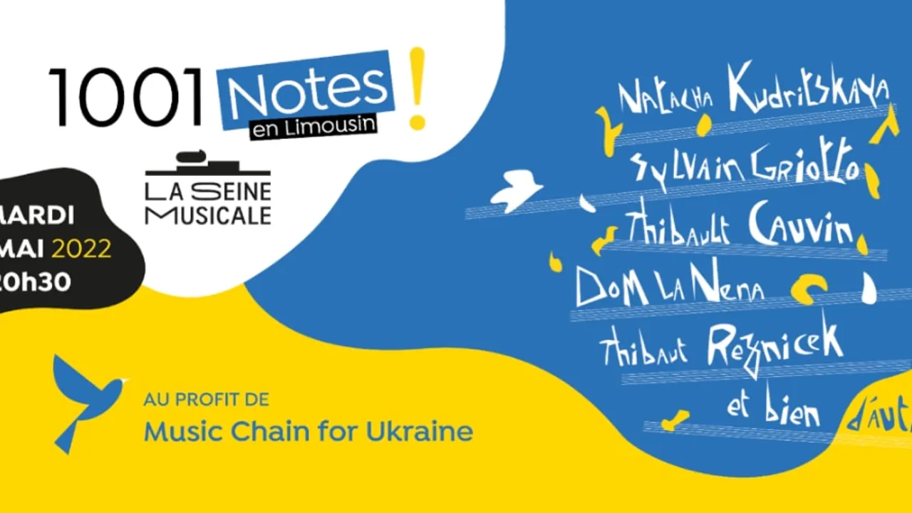 Concert 1001 notes exceptionnel au profit des musiciens ukrainiens