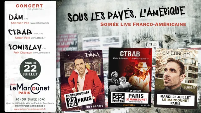 Sous les pavés... l’Amérique - un concert transatlantique