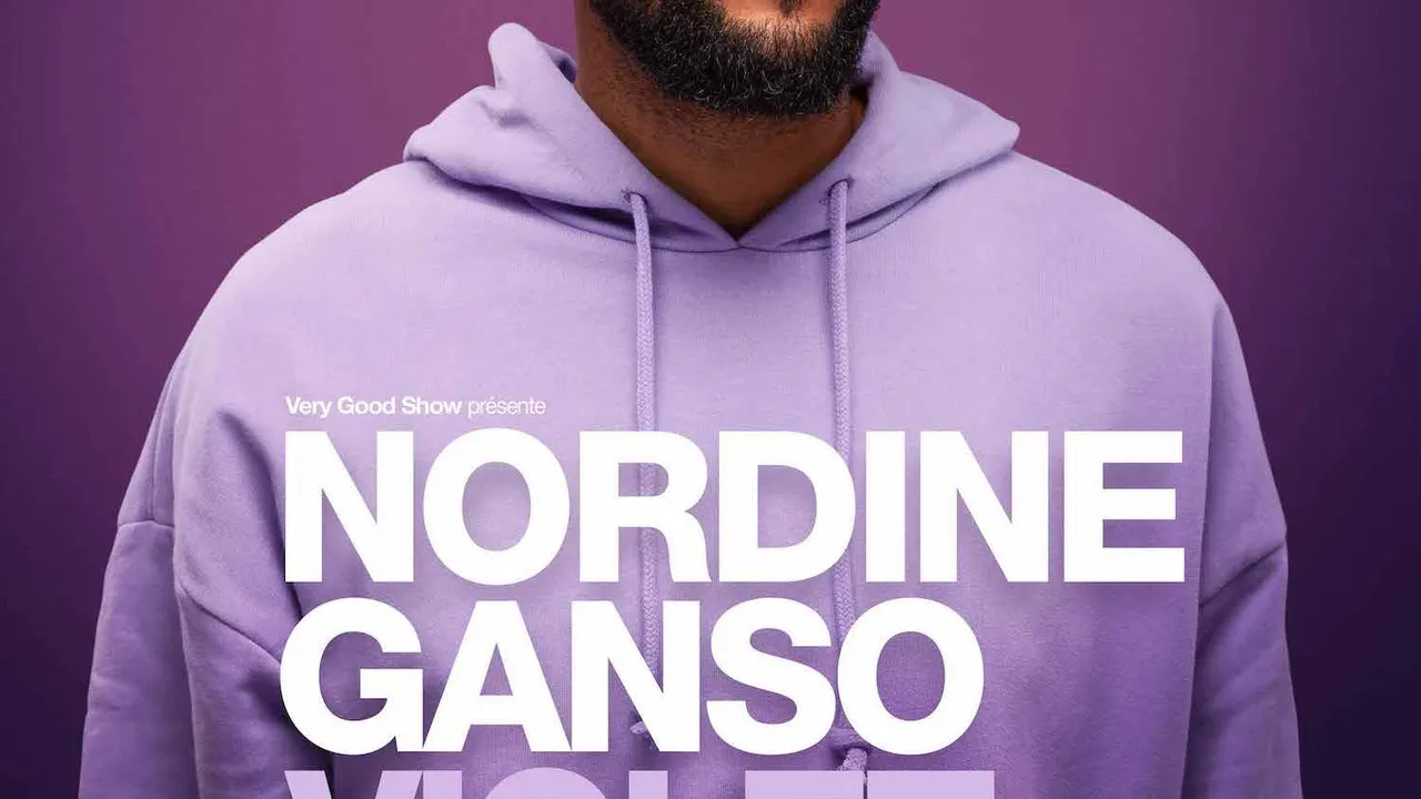 Nordine Ganso dans son spectacle "Violet"