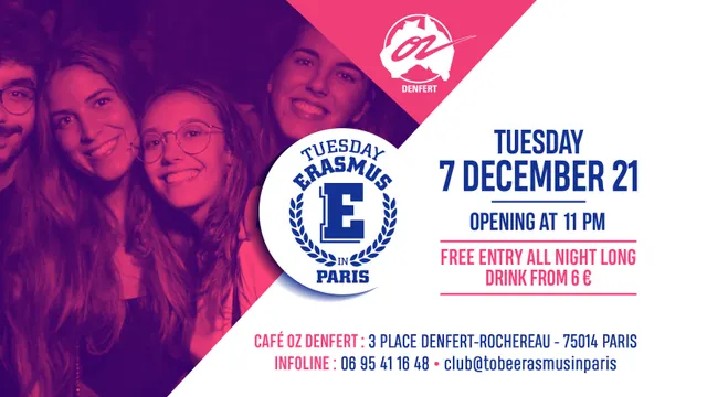 TUESDAY ERASMUS IN PARIS