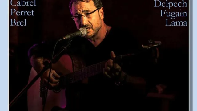 Concert intimiste de chansons françaises en guitare/voix.