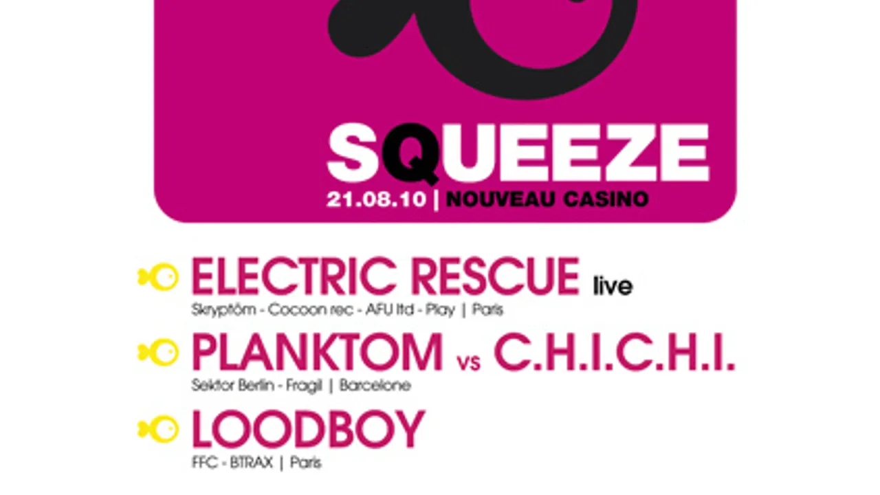 SQUEEZE   @ Nnouveau Casino - Tarlouf X Birthday