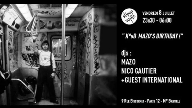 Club: K°uB // Supersonic - Entrée gratuite