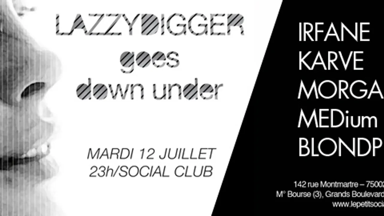 LAZZYDIGGER GOES DOWN UNDER