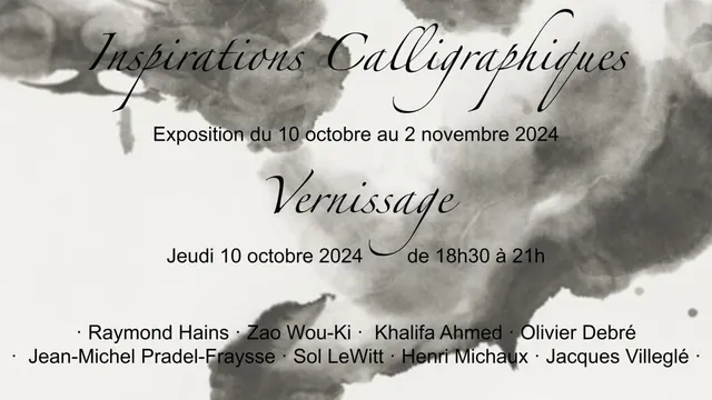 "Inspirations Calligraphiques" - Group Show