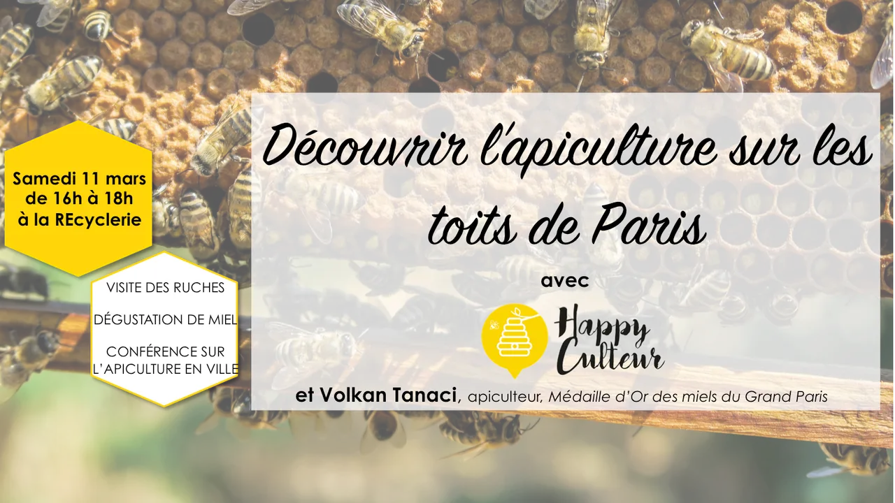 Conférence "Découvrir l'apiculture sur les toits de Paris"