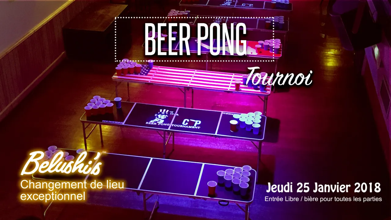 Tournoi de Beer Pong Janvier 2018
