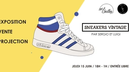 Sneakers Vintage au Bar à Bulles