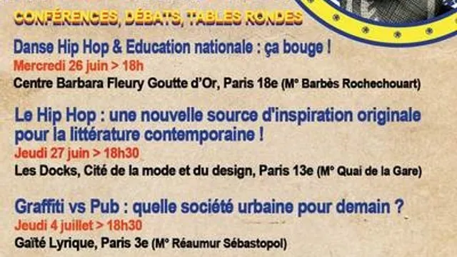 Paris Hip Hop Campus Pub et Graffiti