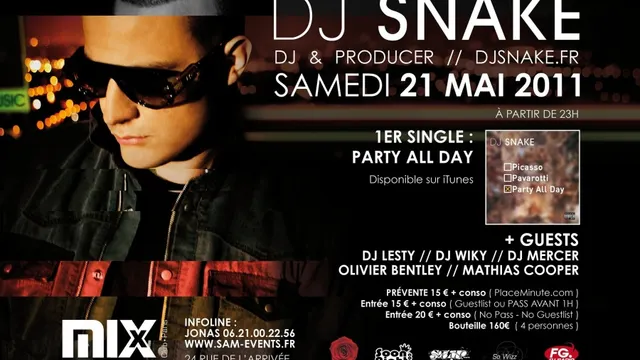 DJ Snake au Mix Club