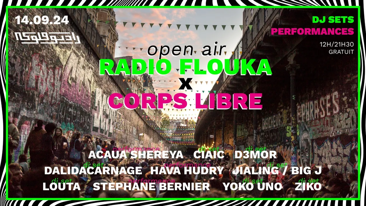 Open air Radio Flouka X Corps Libre 