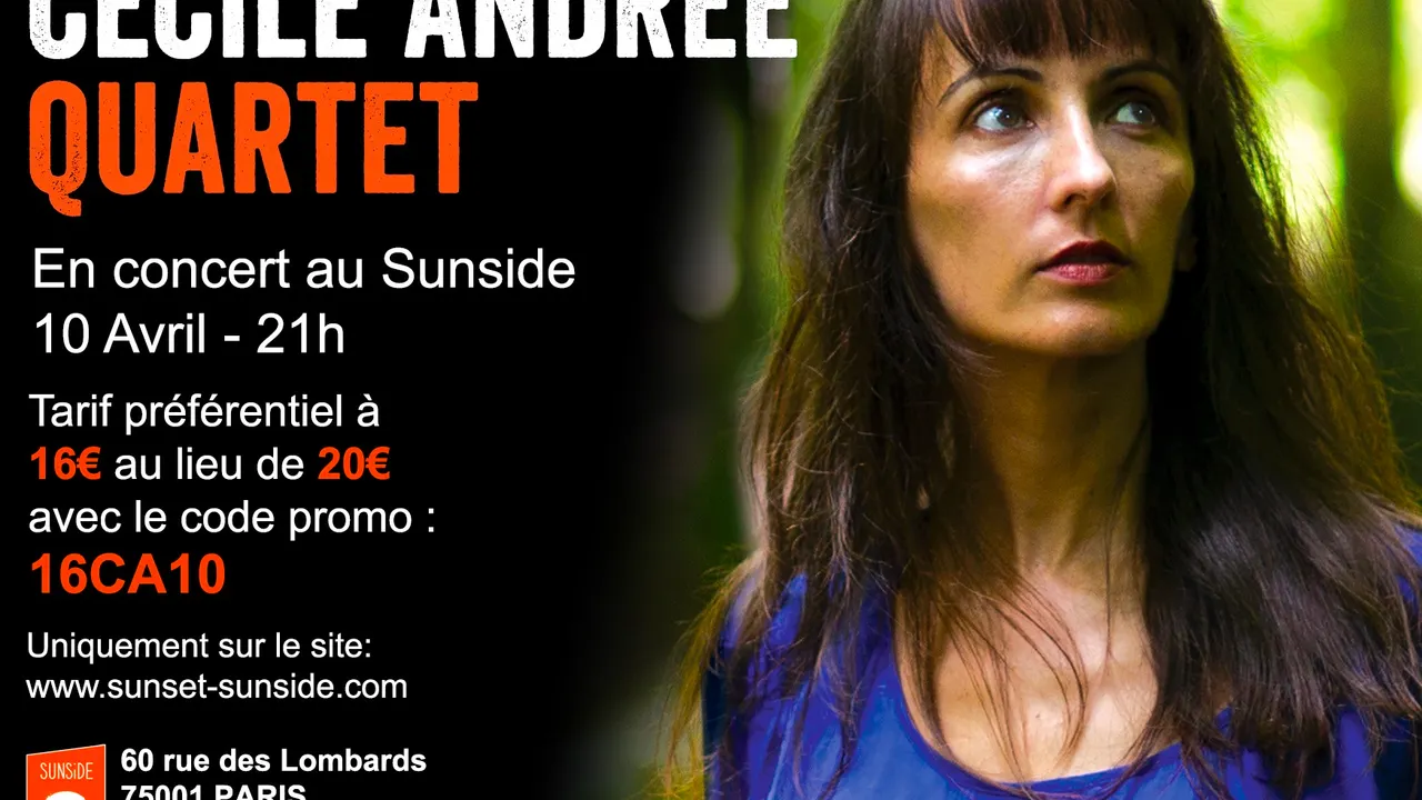 Cécile Andrée - Concert de sortie de l'album Nature au Sunside