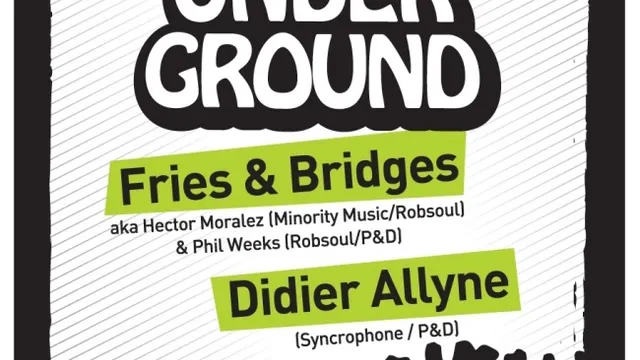 GET UNDERGROUND