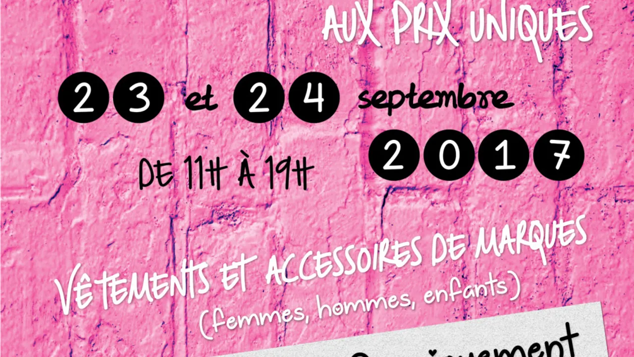 Braderie Chic Aux Prix Uniques - tout à 5 et 10€