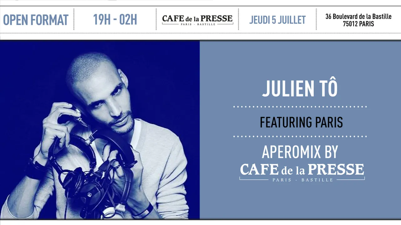 Aperomix by Café de la Presse with Julien Tô