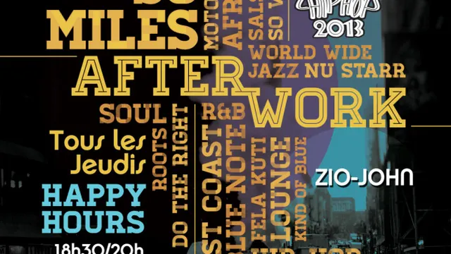 So Miles Afterwork Djoon dans le cadre de Paris Hip Hop Soutien 2013