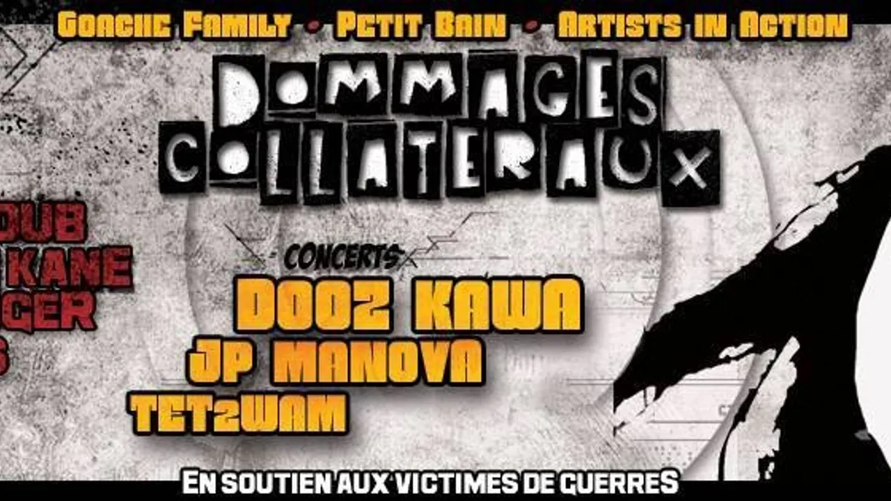 Dommages collatéraux ! goache family / artist in action