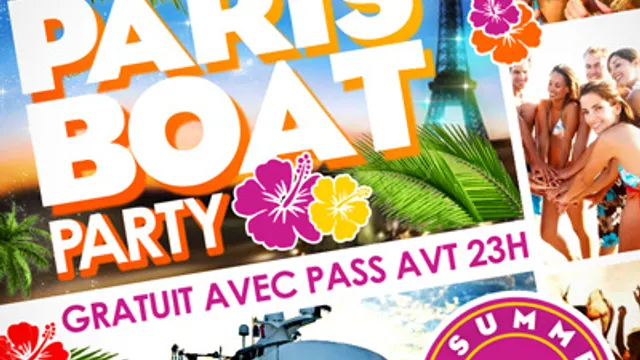 Paris Boat Party + terrasse extérieur