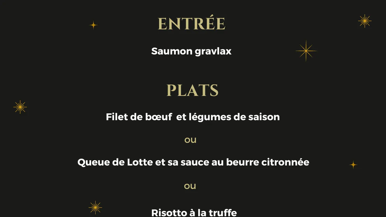 Repas du Réveillon
