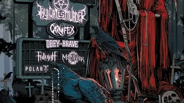 IMPERICON NEVER SAY DIE! TOUR : WHITECHAPEL + THY ART IS MURDER + CARNIFEX + OBEY THE  BRAVE