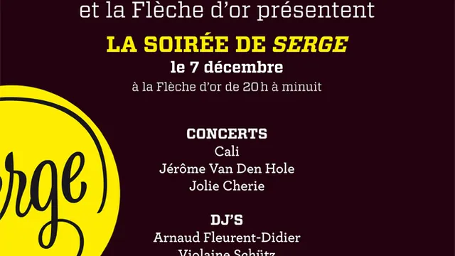 SOIREE SERGE avec CALI + JOLIE CHERIE + GUESTS