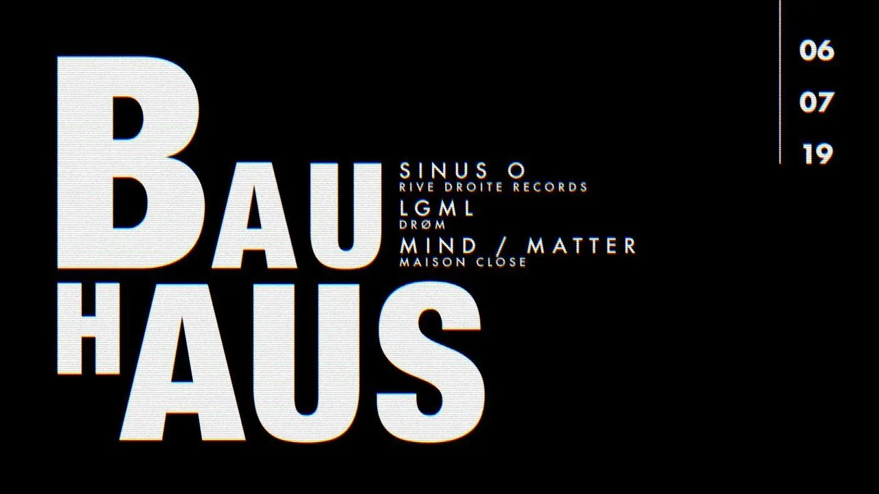 NF-34 / Bauhaus x Sinus O, LGML, Mind / Matter