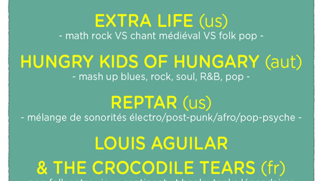 BS PARTY: HUNGRY KIDS OF HUNGARY + EXTRA LIFE + REPTAR + DAVID ABEL + LOUIS AGUILAR