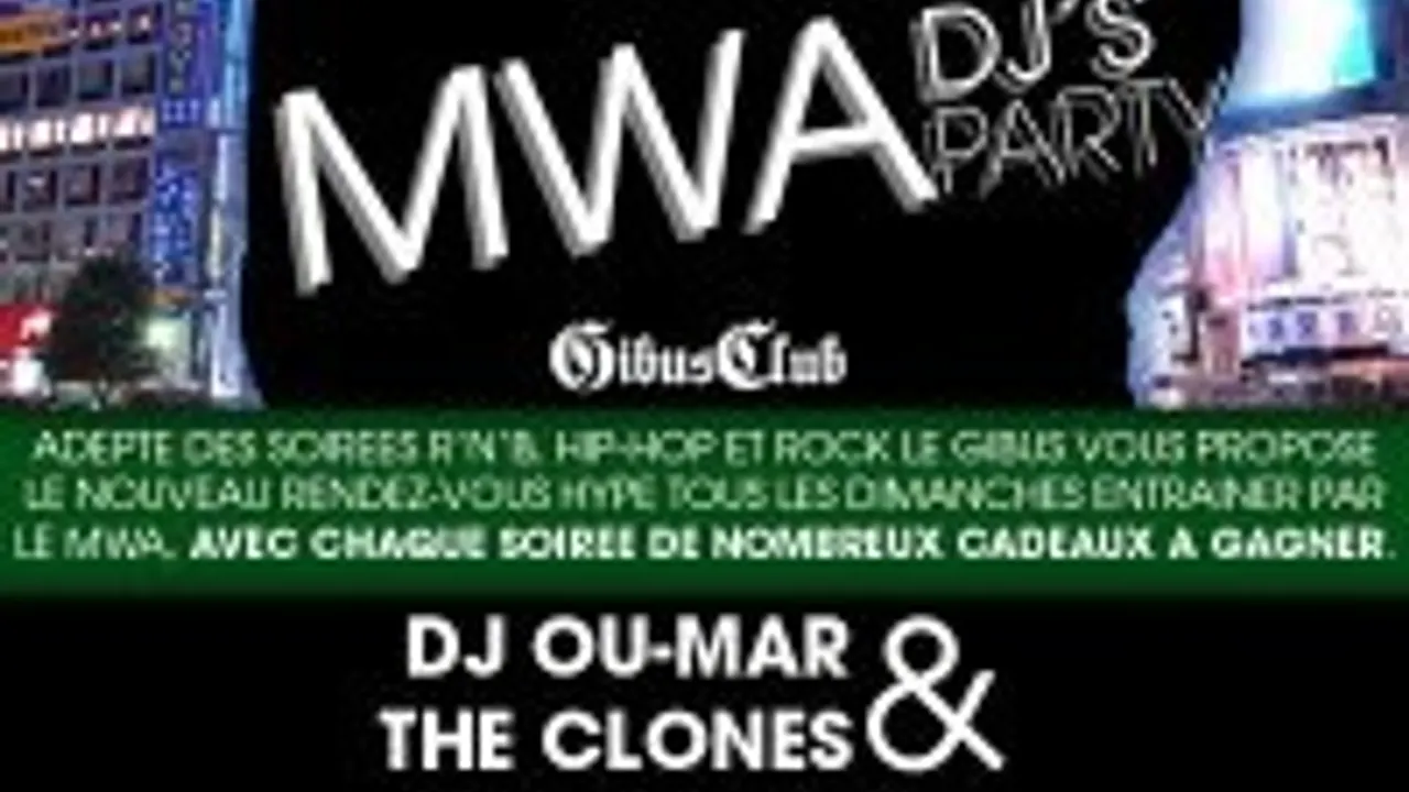 M.w.a. Dj's Party - Avec BEENIE MAN en invité!