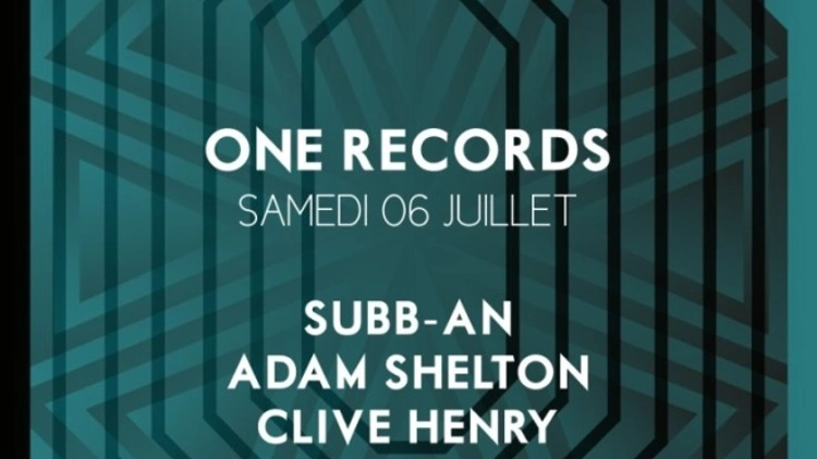 One Records : Subb-An, Adam Shelton,  Clive Henry & Alex  Arnout